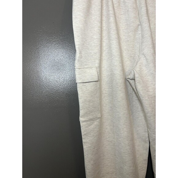 Express Pants Women's 2XL Cream Cargo Jogger Sweatpants Pockets Athleisure - Picture 2 of 9